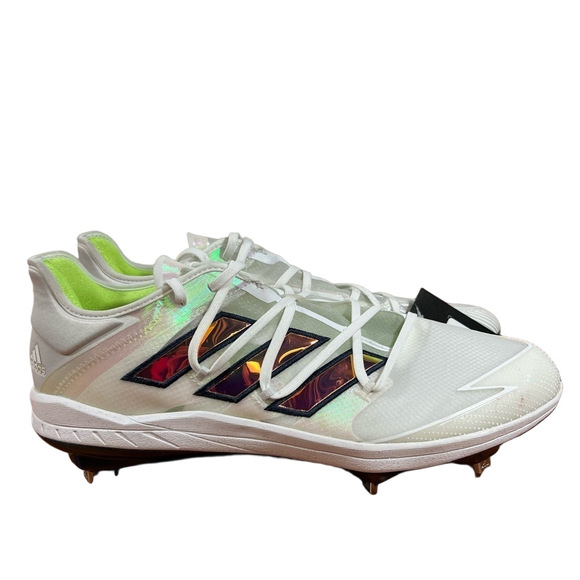 Adidas NEW Men’s Adizero Grail Baseball Metallic Cleats Size 14